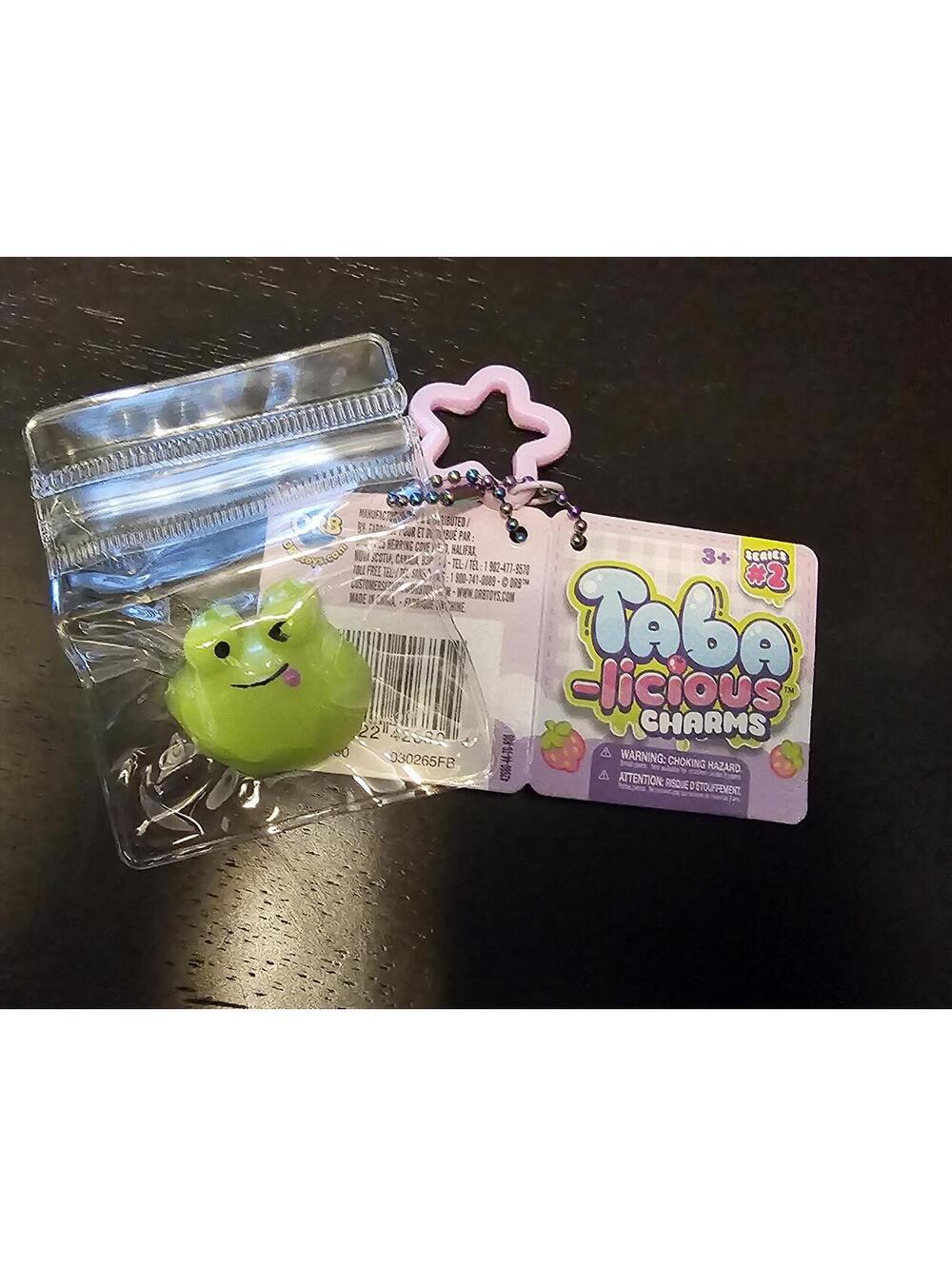 Taba licious charms Keychain squishy new rare HTF frog